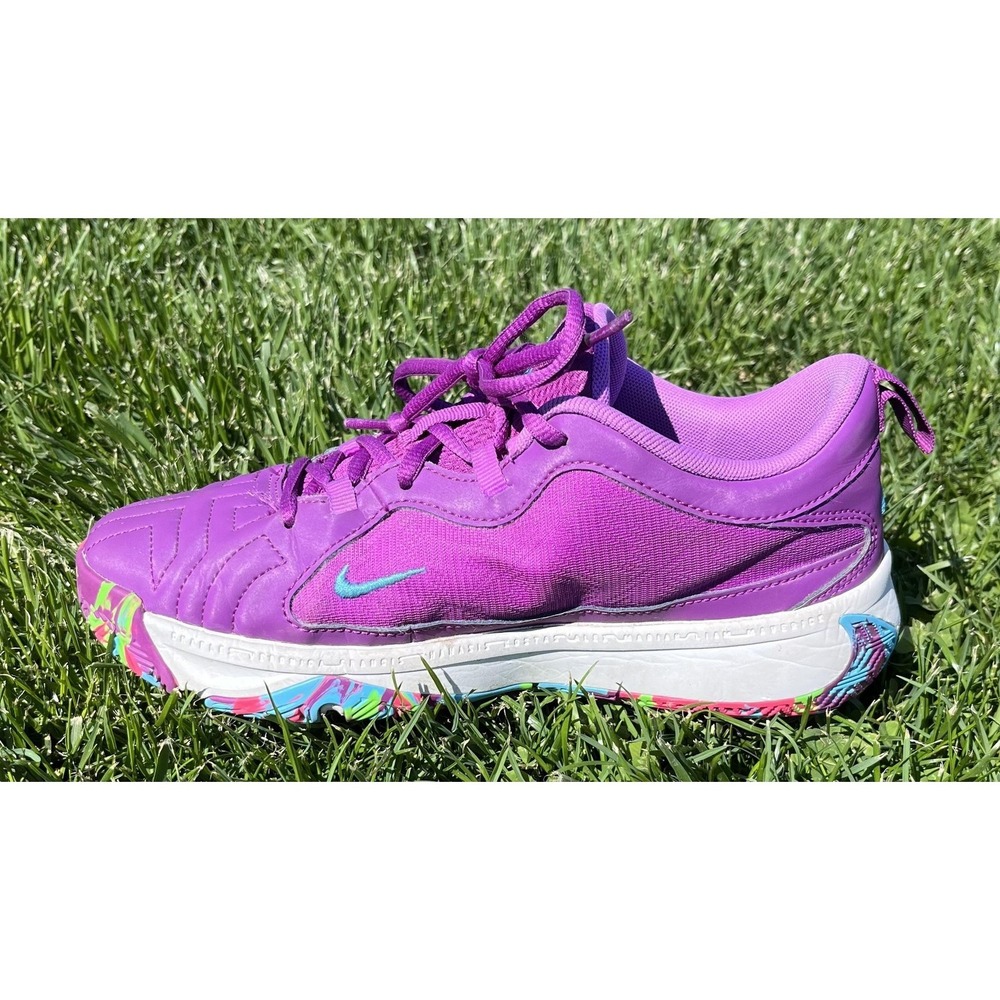 Nike Giannis Shoes Youth Size 5Y Purple Multi Basketball DZ4486-500 Sneakers - Picture 7 of 10